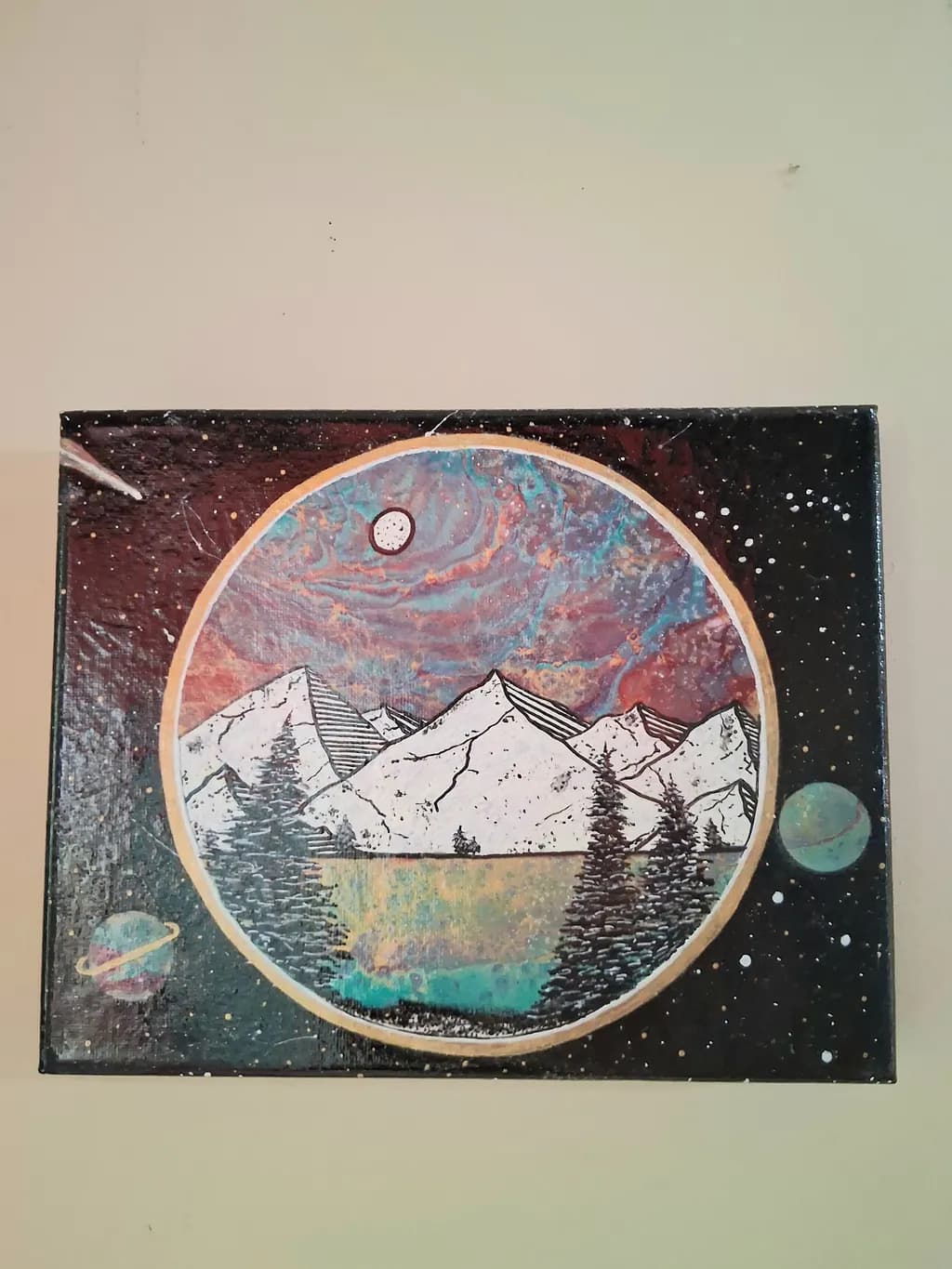 Cosmic Mountainscape