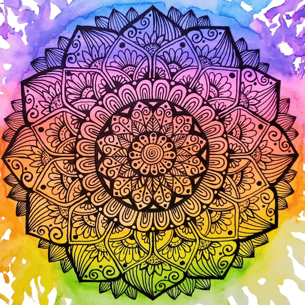Rainbow Mandala