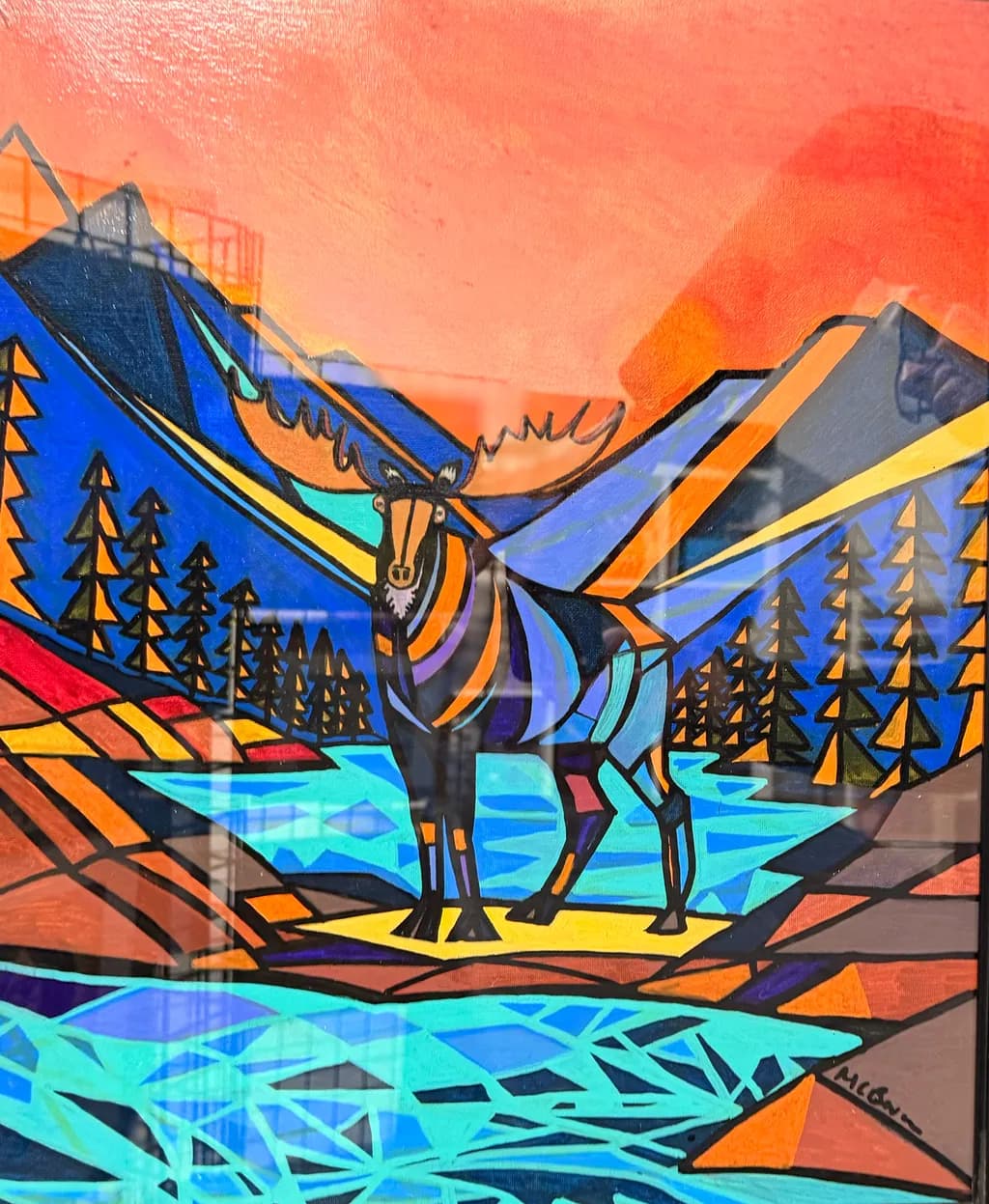 Mountain Moose Mosaic