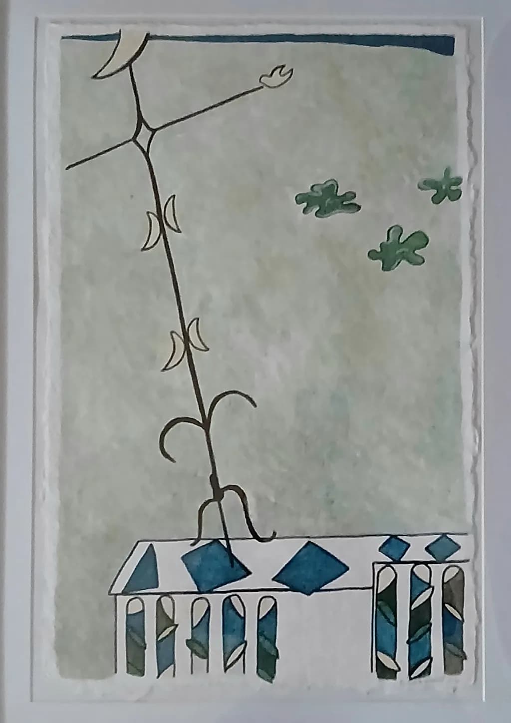 Abstract Vine Growth