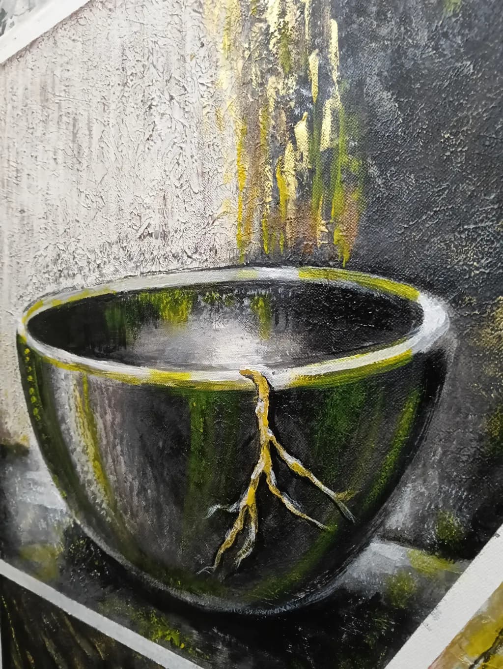 Golden Kintsugi Bowl