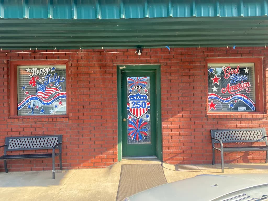 Patriotic Porch Display