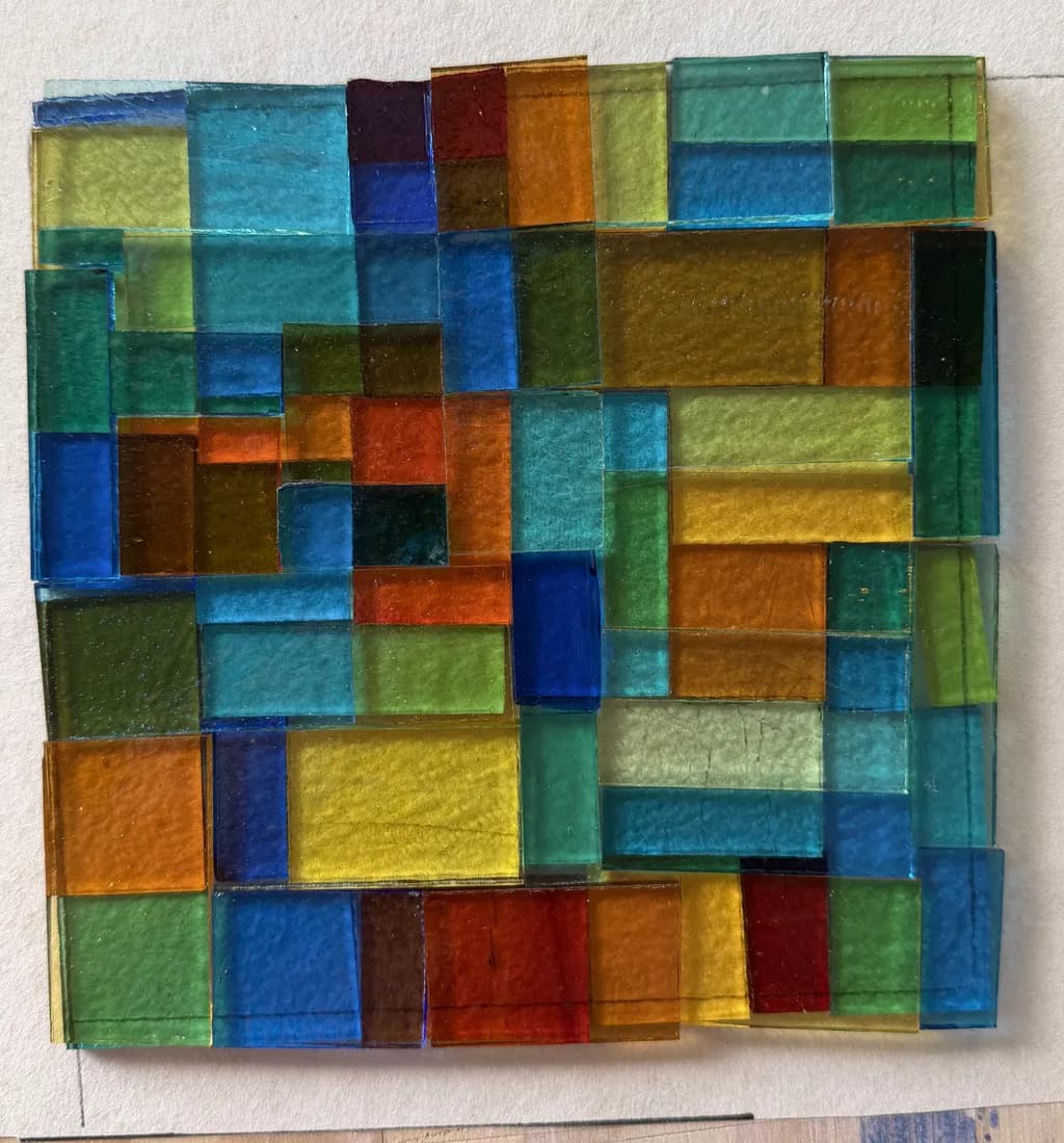 Glass Mosaic Grid