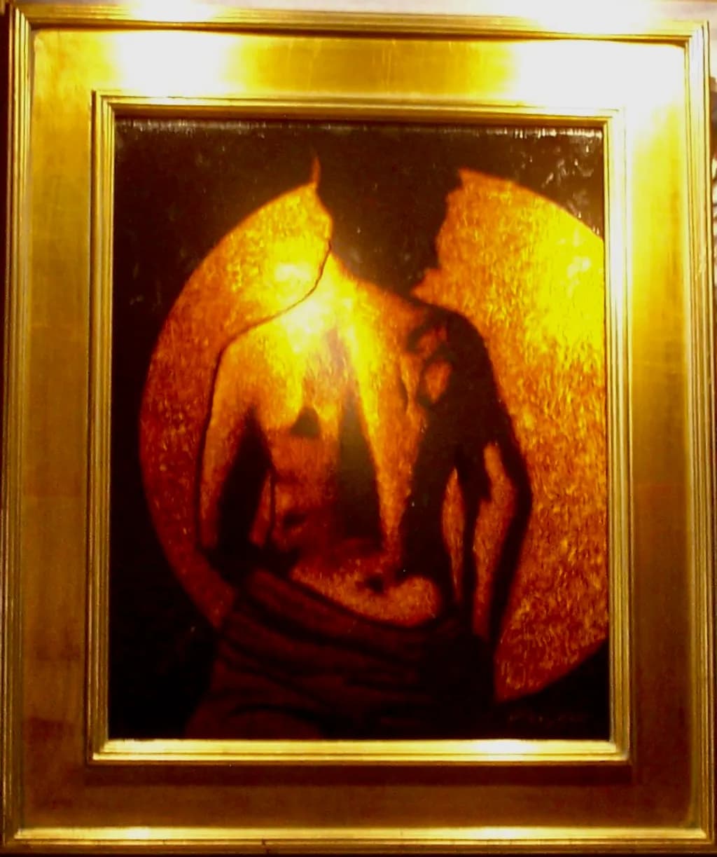 Golden Eclipse Embrace