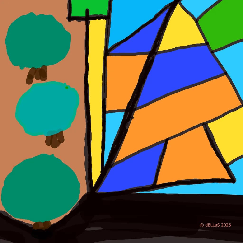 Olive Trees and Sails