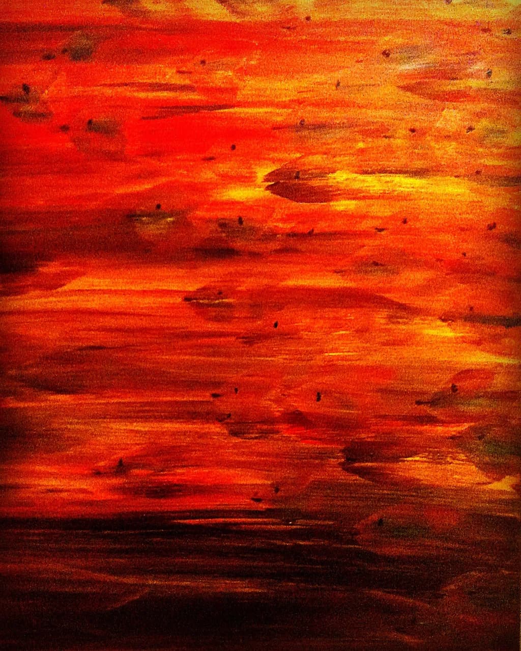 Fire Texture Painting