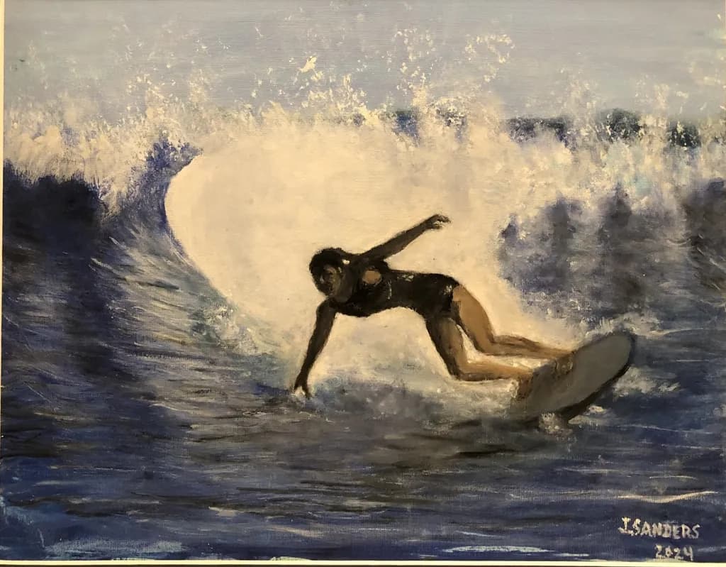She Controls the Surf