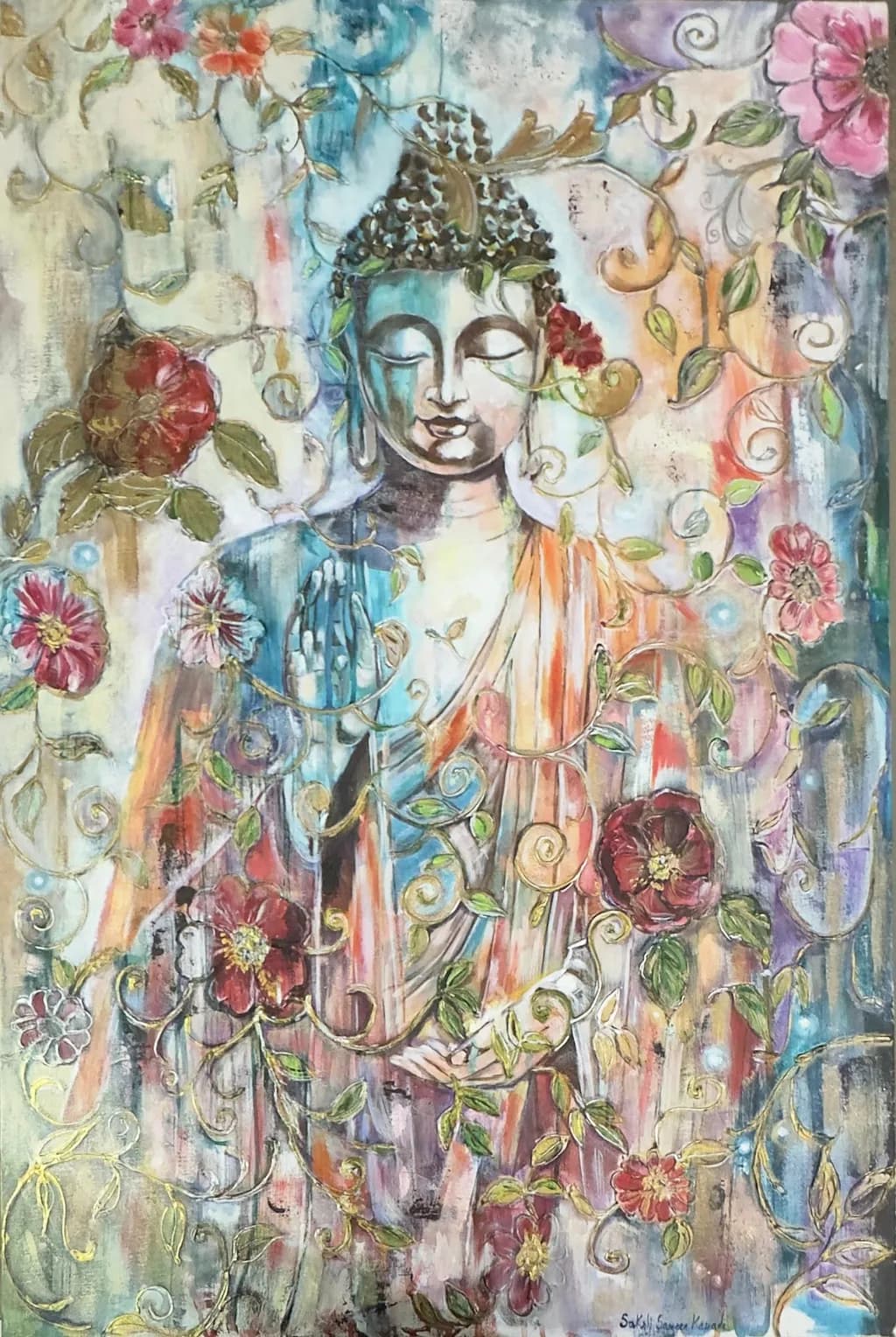 Floral Buddha Harmony