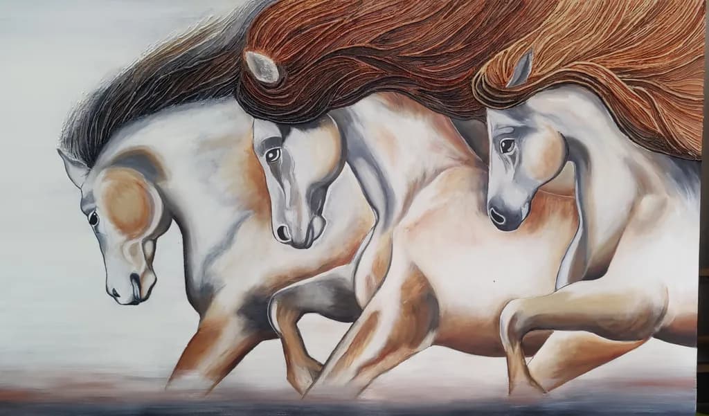 Running Horses Trio