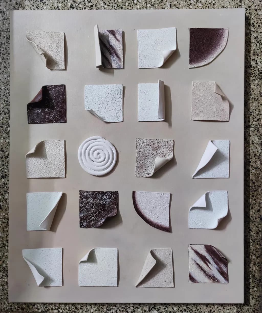 Textured Paper Tiles