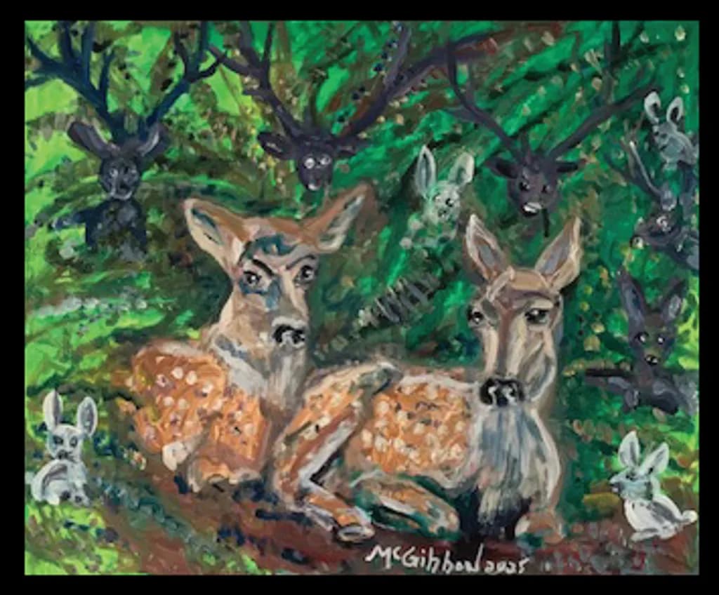 Young Deer Resting