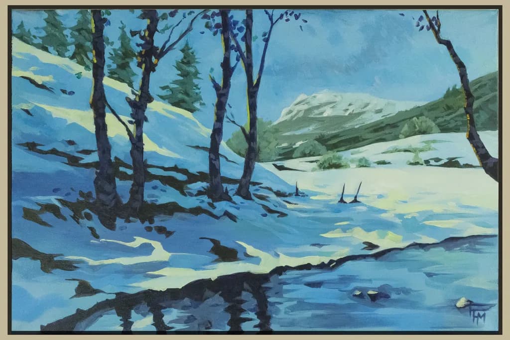 Winter Stream Vista