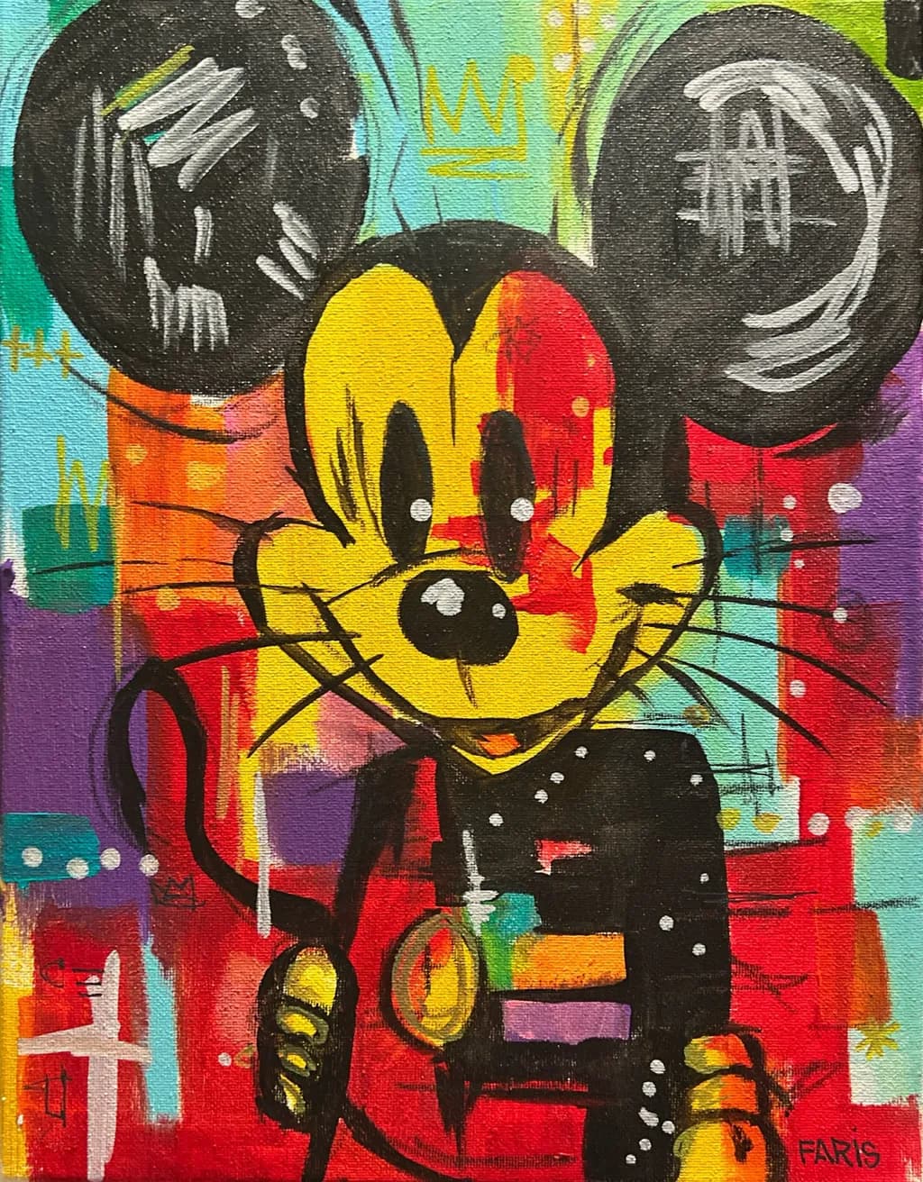 Colorblocked Mickey