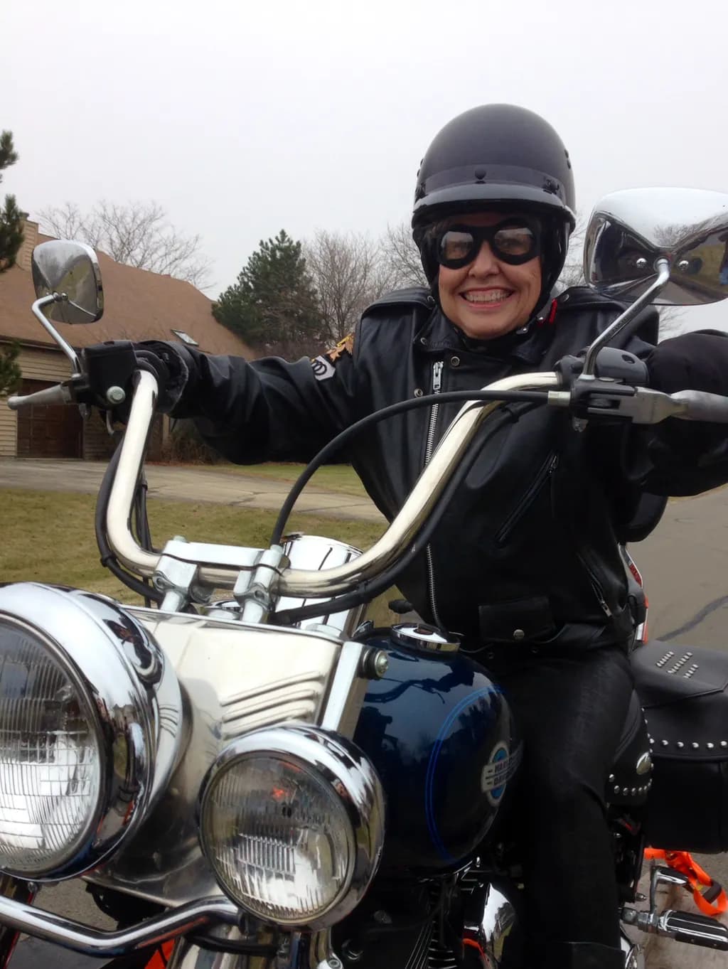 Joyful Motorcycle Ride