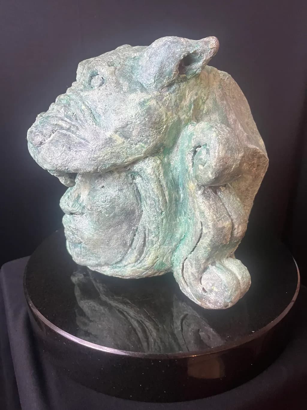 Canine Headdress Bust
