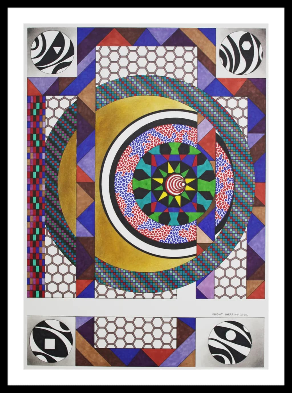 Geometric Color Wheel