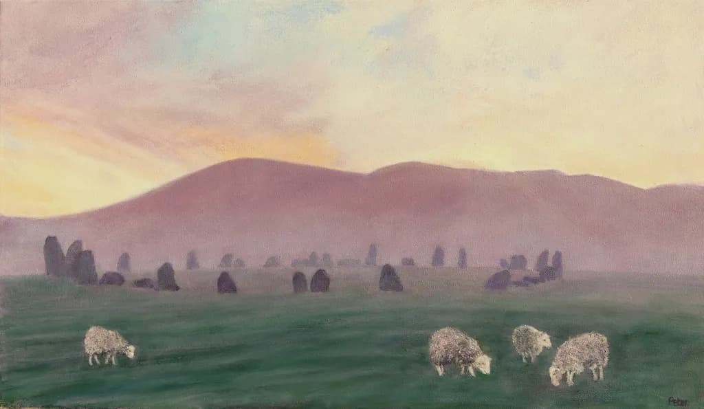 Grazing at Dusk