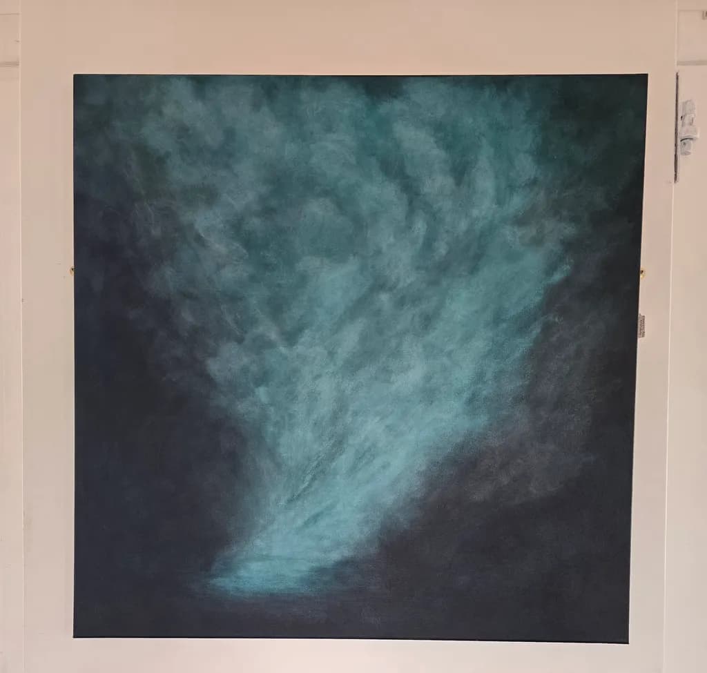 Abstract Blue Mist