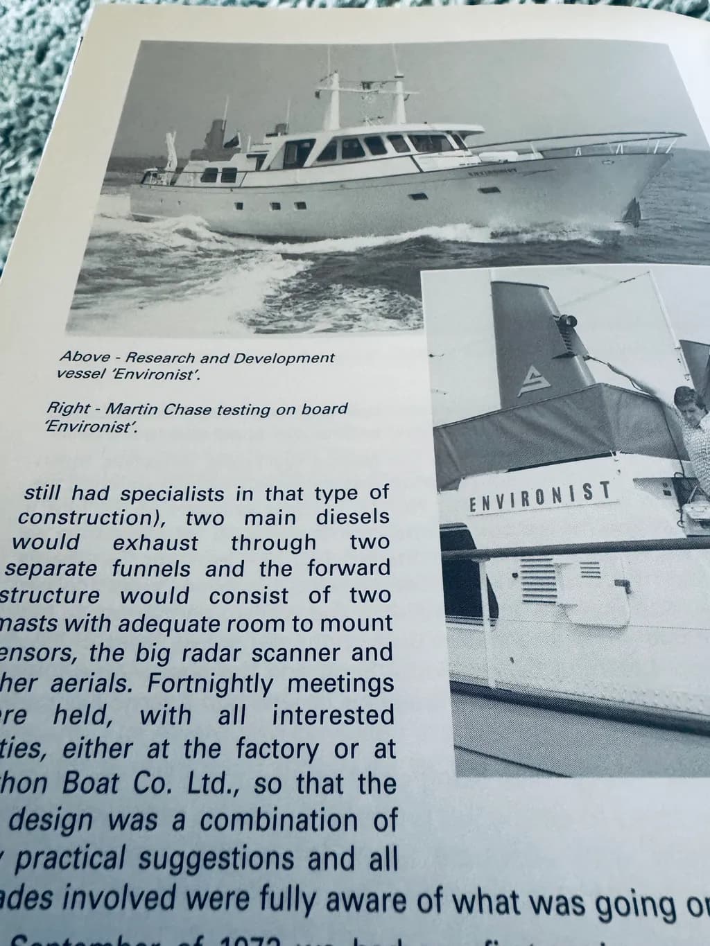 Environist Research Vessel