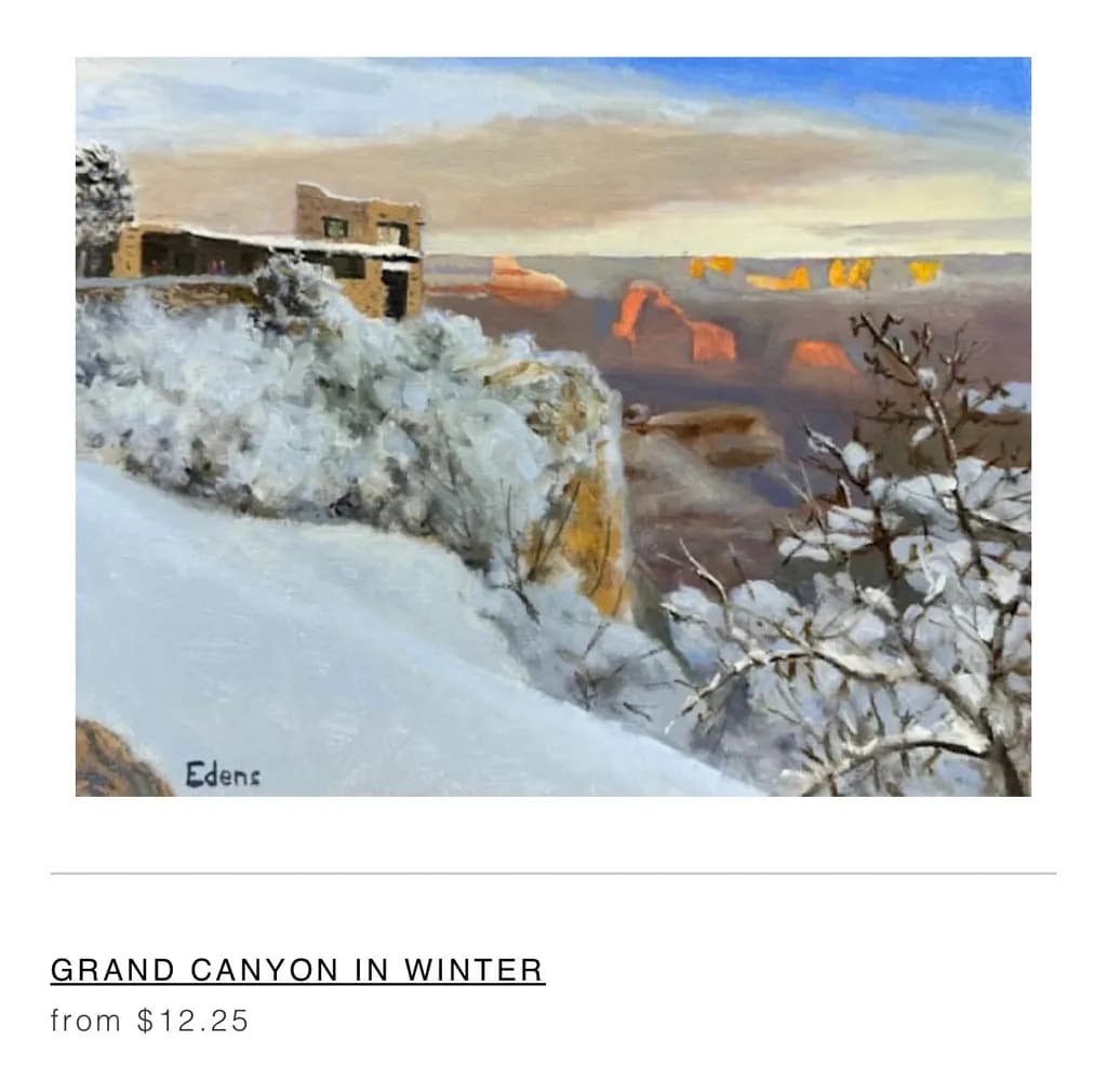 Grand Canyon Winter Sunset