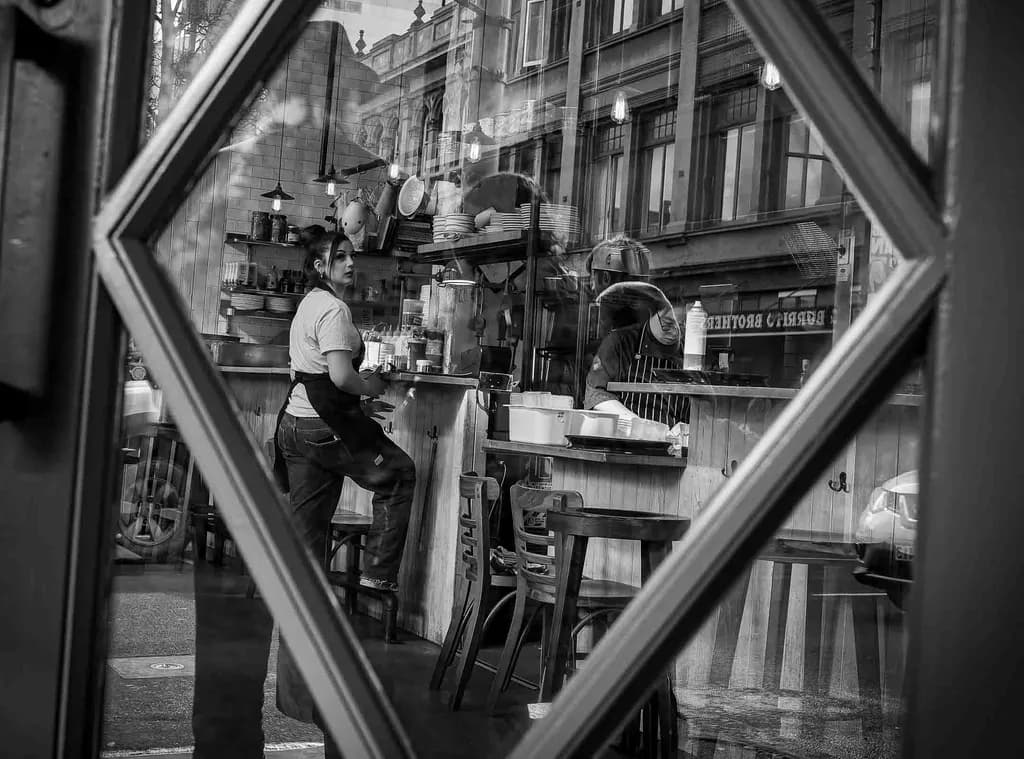 Café Reflection