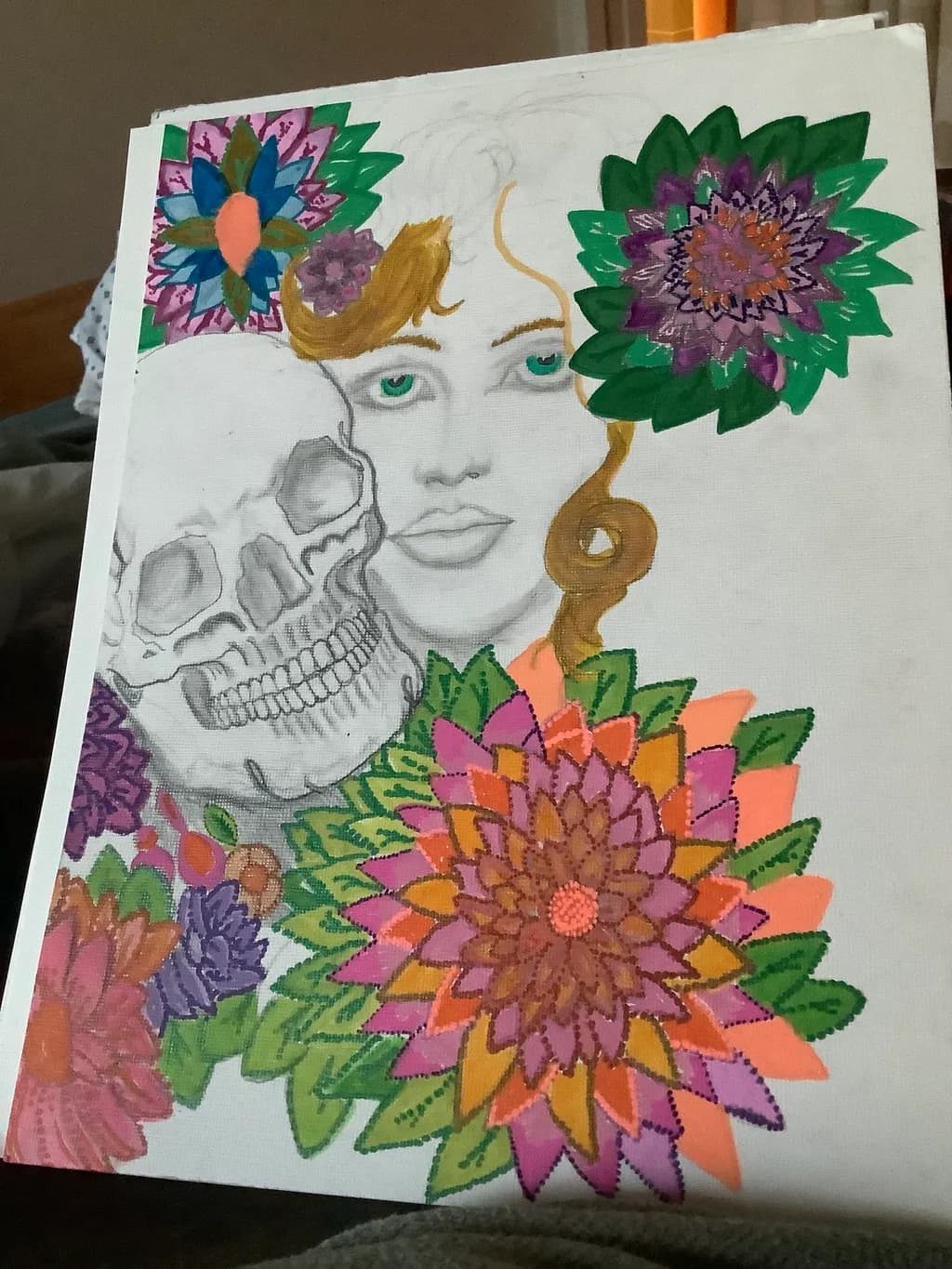 Skull and Blooms