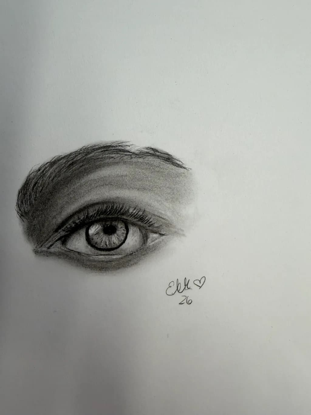 Realistic Eye Sketch