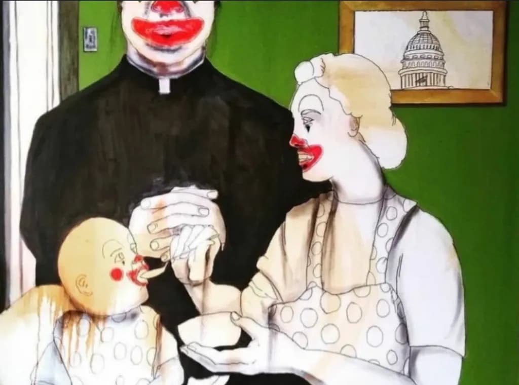 Clown Family Dinner
