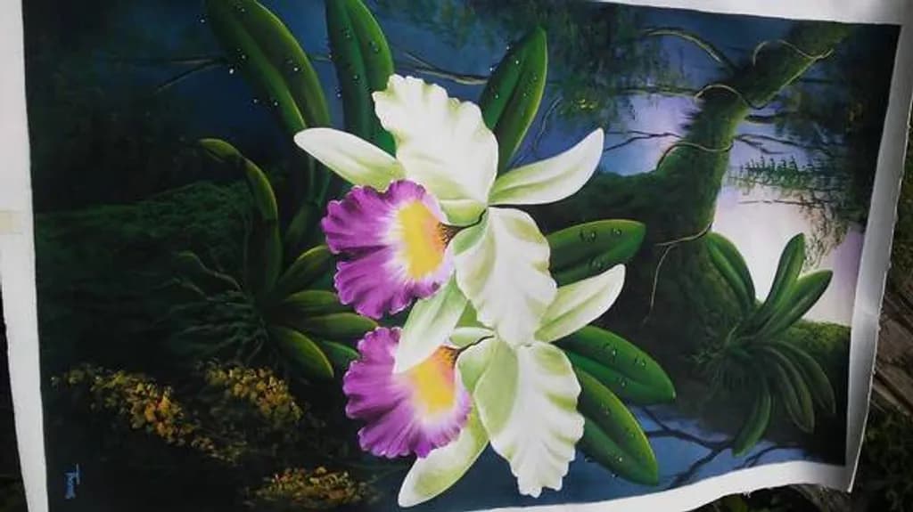 Orchid Reflection