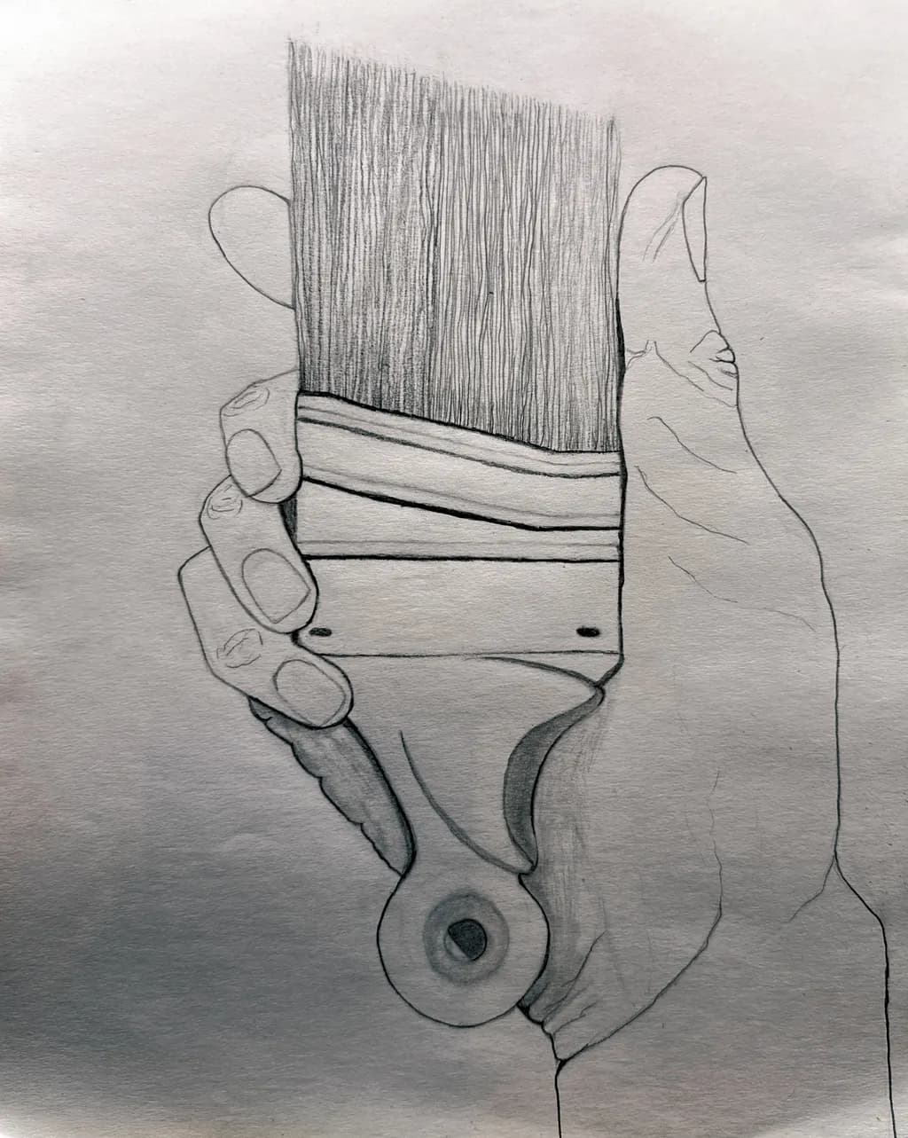 Hand with Brush