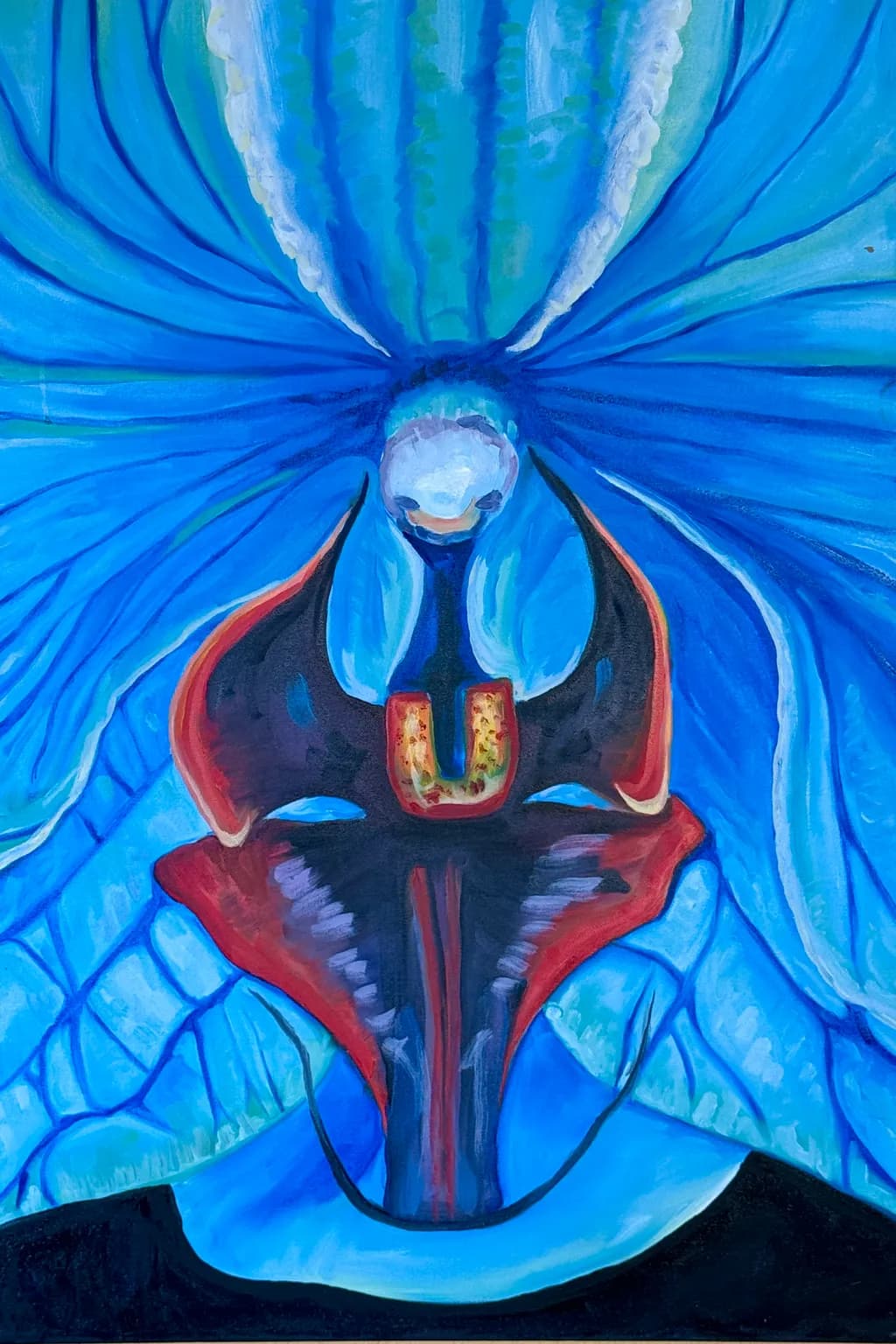 Blue Orchid Monster