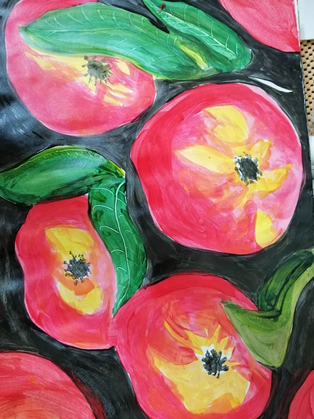 Red Bloom Contrast
