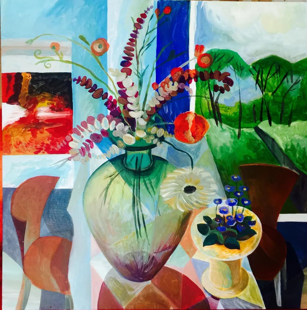 Abstract Floral Harmony