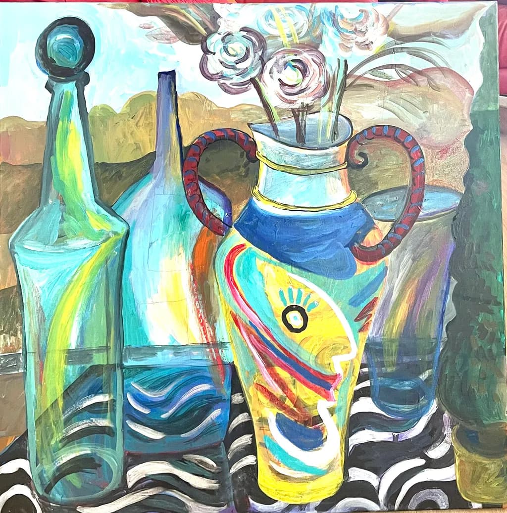 Colorful Vessel Still Life
