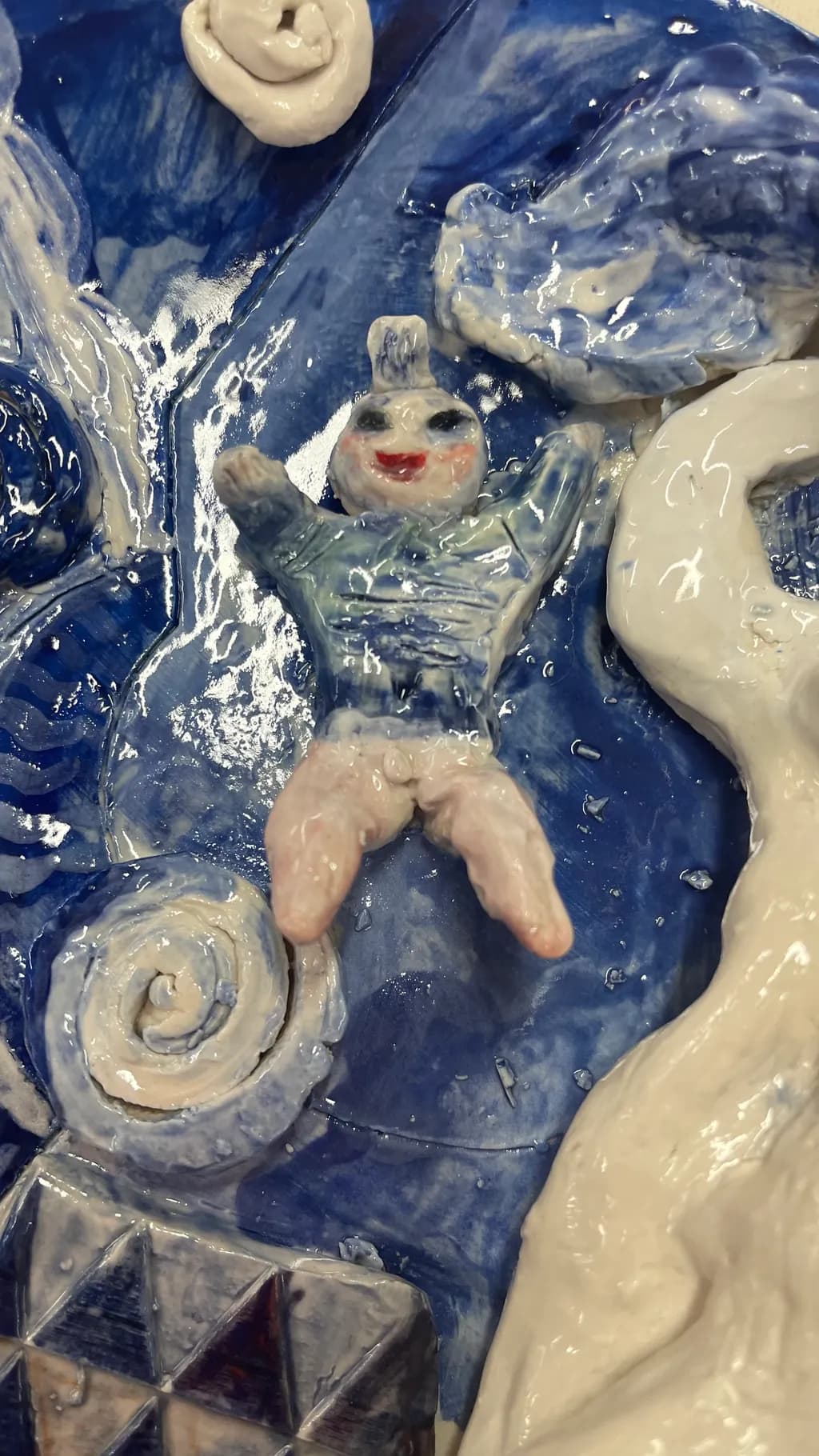 Blue Joy Figure