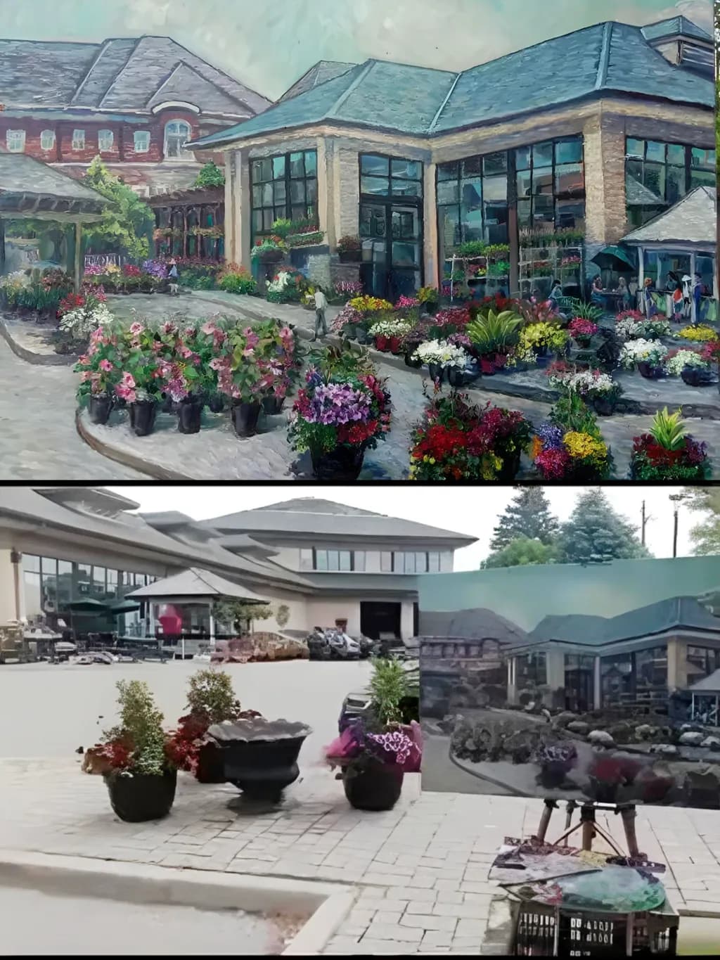 Floral Market Facade