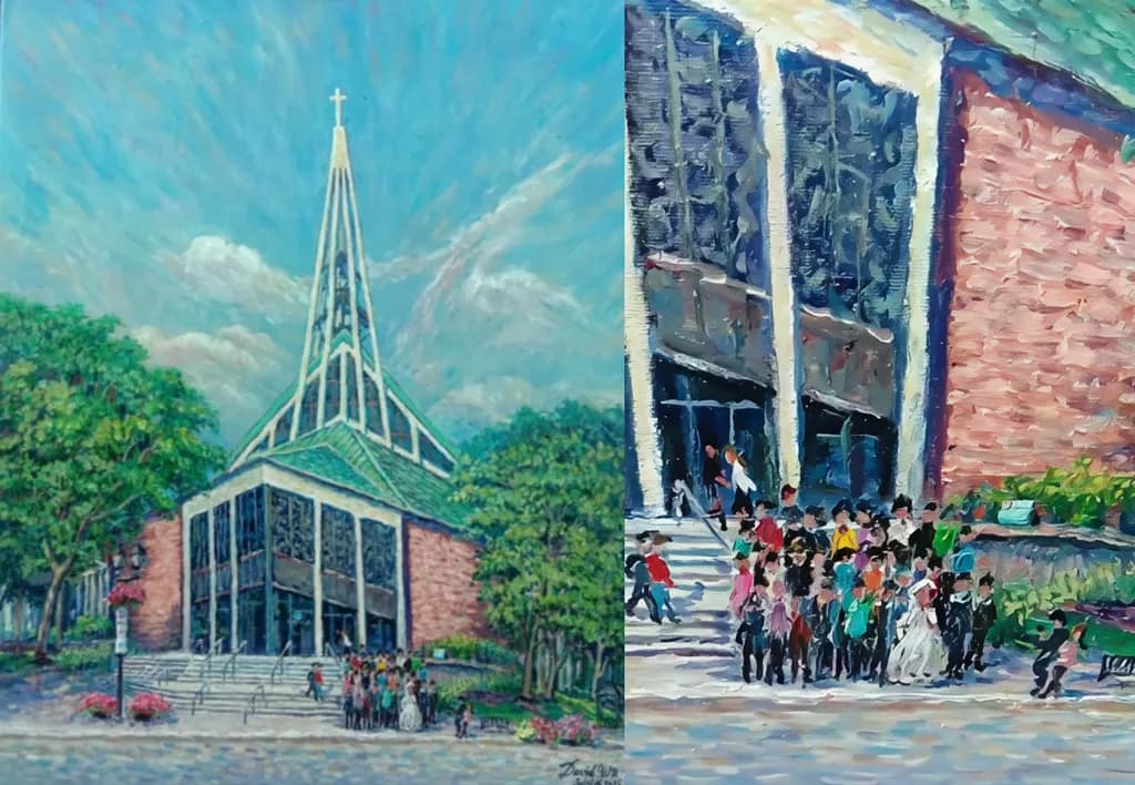 Gathering at the Chapel