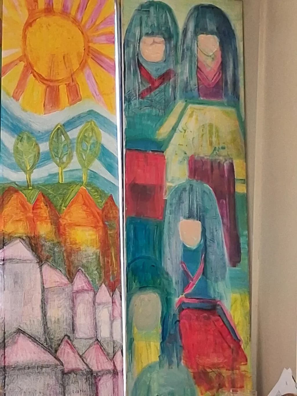 Sunlit Villages and Silent Faces