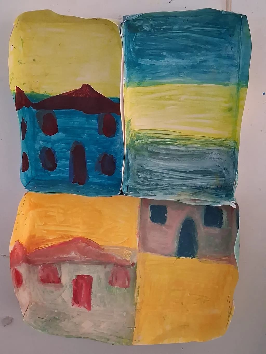Colorblock Houses
