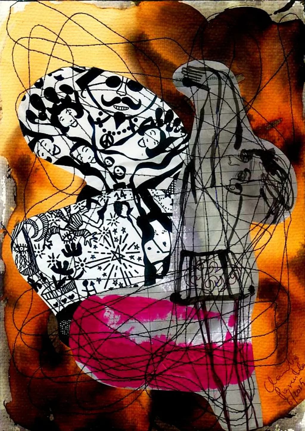 Ink and Oil Figures