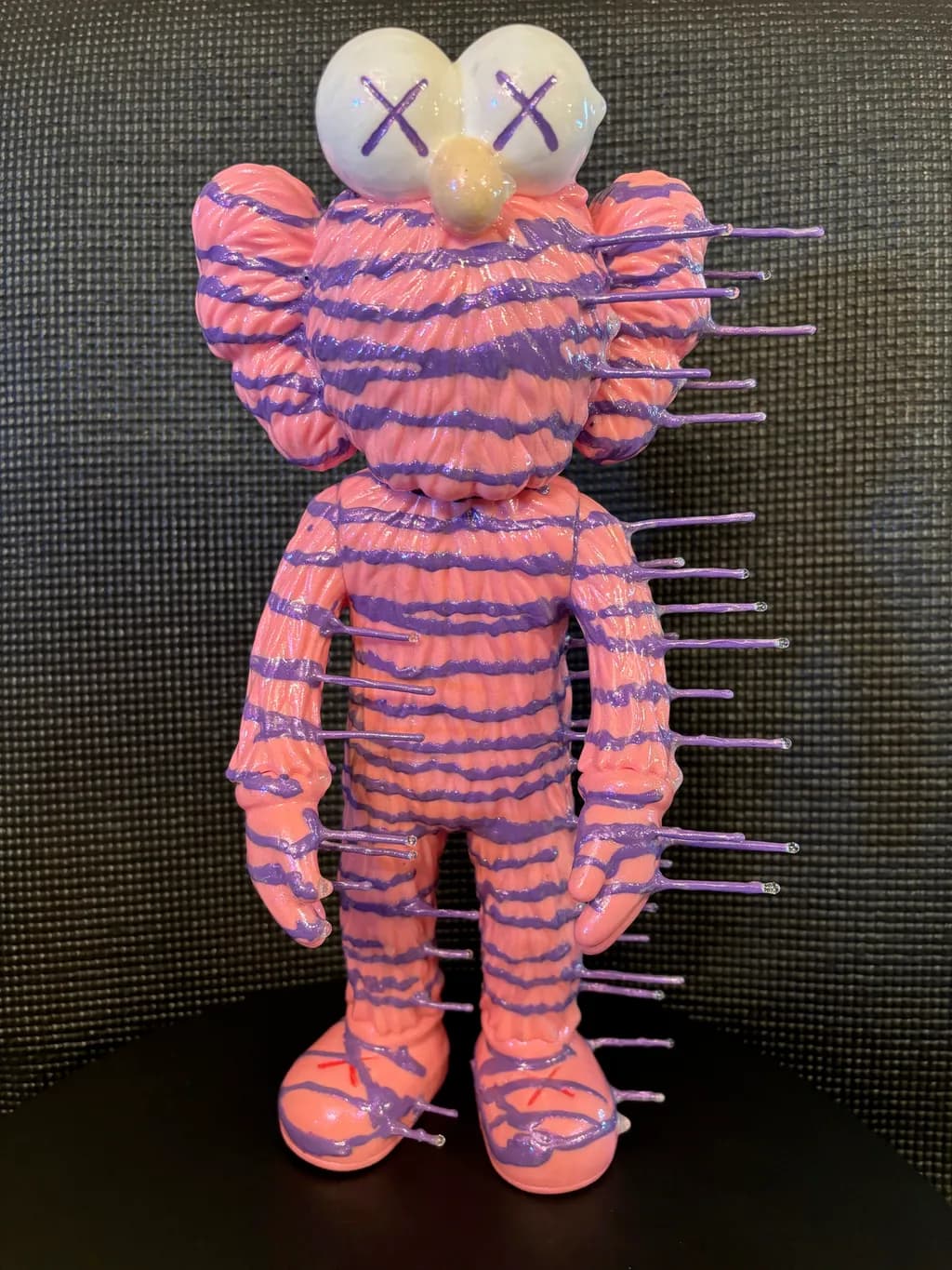 Genedieve: Vortex BFF — Pink & Purple Striped Dream with Crossed-Out Eyes