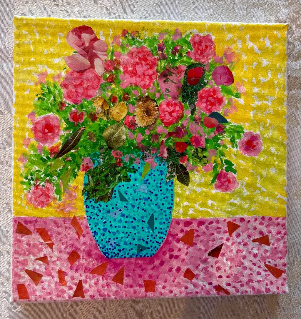 Blue Dotted Bloom