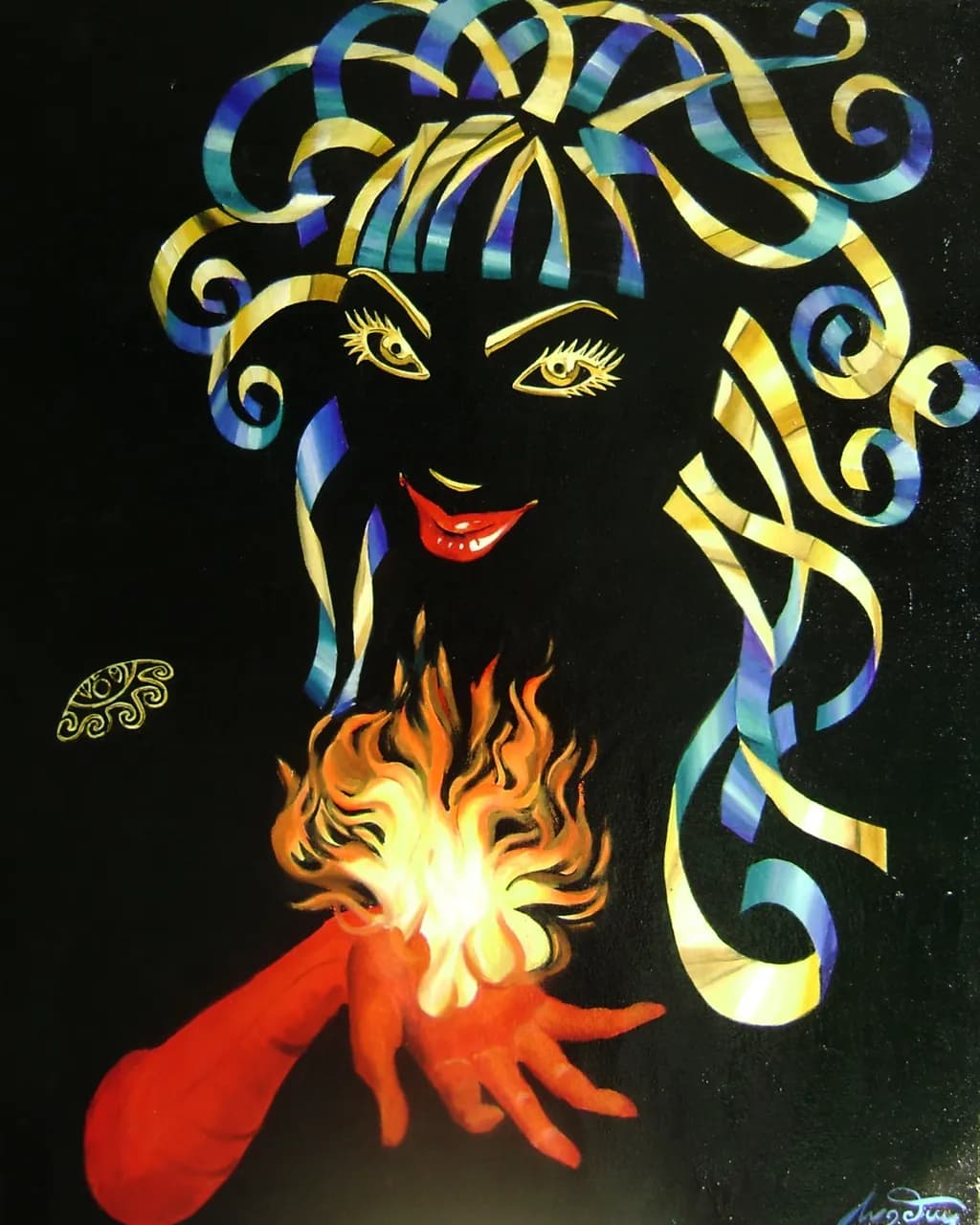 Fire Hand Illusion