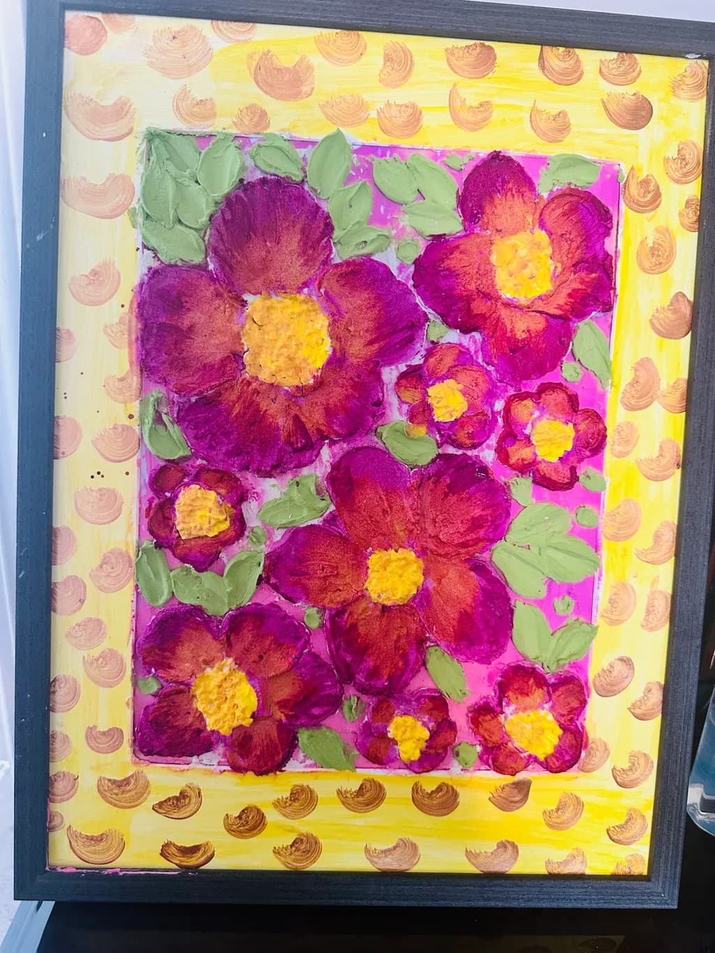Crimson Blossom Frame