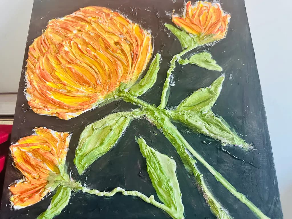 Orange Bloom Relief