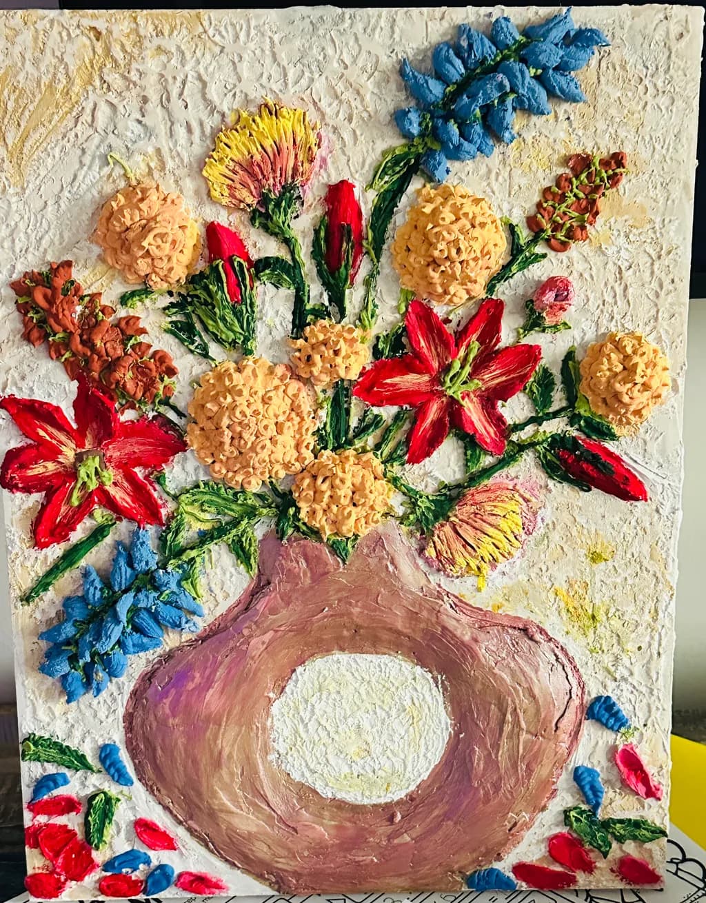 Textured Floral Bouquet