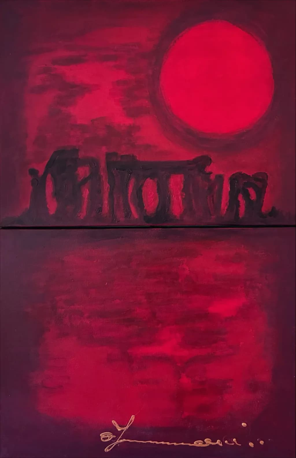 Crimson Stonehenge