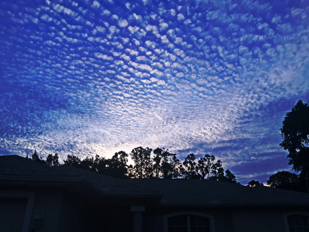 Dappled Dusk Clouds