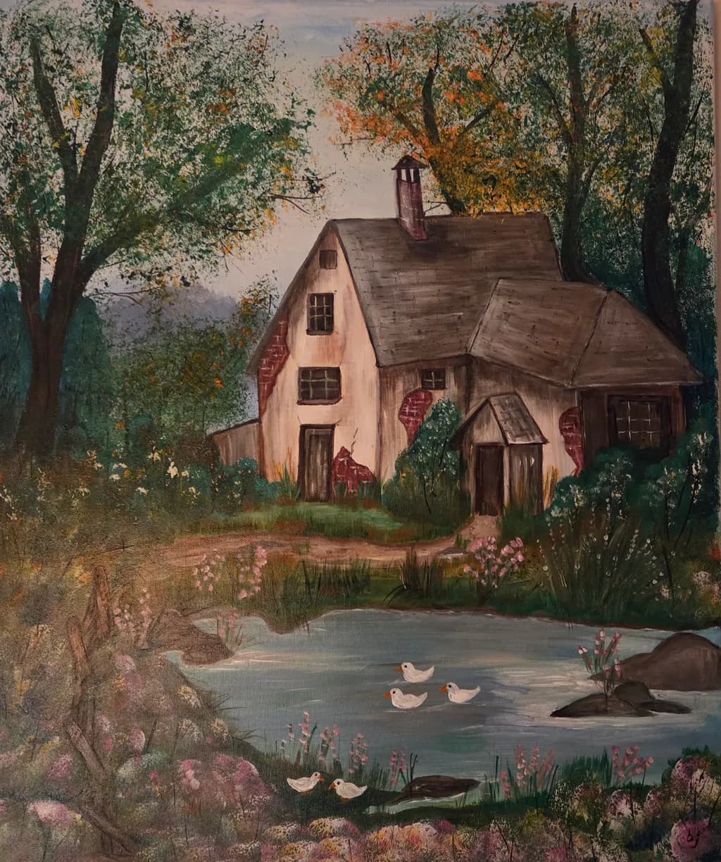 Rustic Pond Cottage
