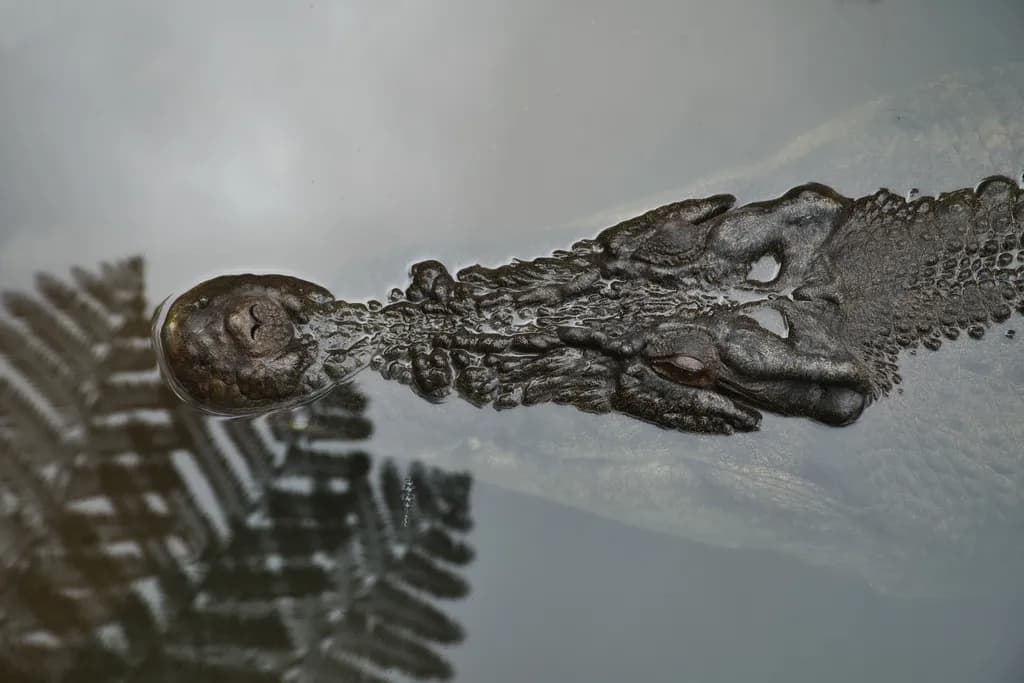 Submerged Crocodile